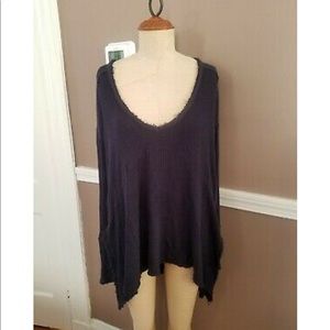 Free People Navy Sweater